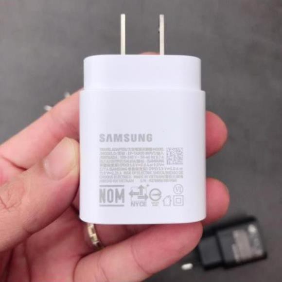 FREE SHIP Bộ Sạc Nhanh Samsung Type C to Type C ☘ C to C ☘ 25W (củ + cáp)  Hàng Chất Lượng BH 6 tháng 1 đổi 1