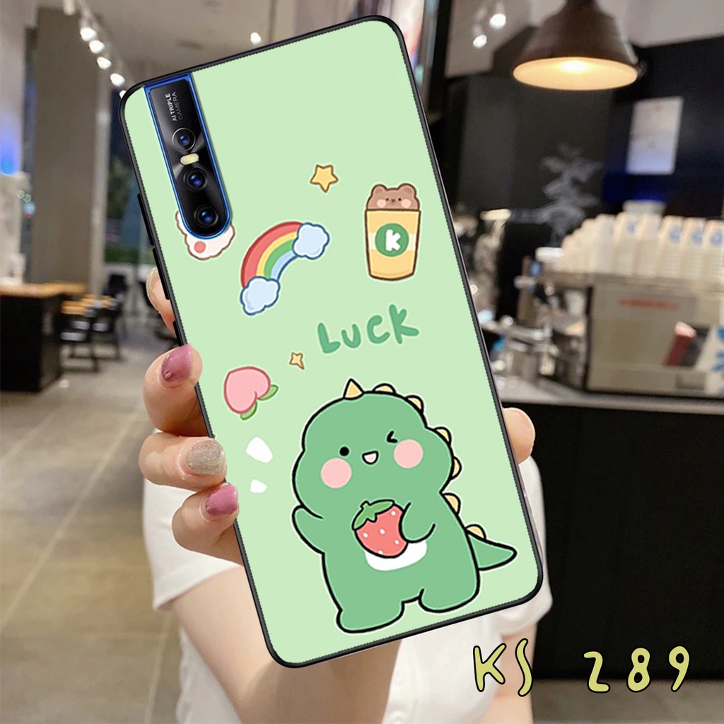Ốp lưng Vivo V15 - Vivo V15 Pro - Vivo V17 - Vivo V17 Pro - Ốp in hình khủng long,dinosaur dễ thương