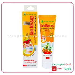 Kem tan mỡ Ngân Bình chính hãng - Kem massage gừng ớt chính hãng - Kem tan mỡ an toàn tại nhà