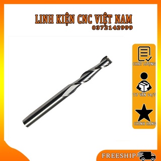 Mũi cnc xoắn 2 me 3.175 lưỡi 22mm