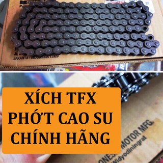 [CHÍNH.HÃNG] Xích sên TFX phớt cao su chính.hãng. Yamaha DID 428 VIX 131L bảo hành 30000 km - Lắp mọi loại xe dưới 300cc