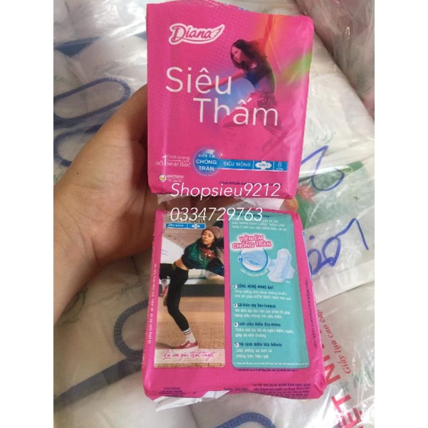 băng vệ Sinh Diana có cánh_ không cánh/mẫu mới