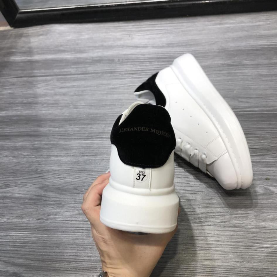 Giày thể thao sneaker mc queen gót đen độn đế nâng chiều cao nam nữ | BigBuy360 - bigbuy360.vn
