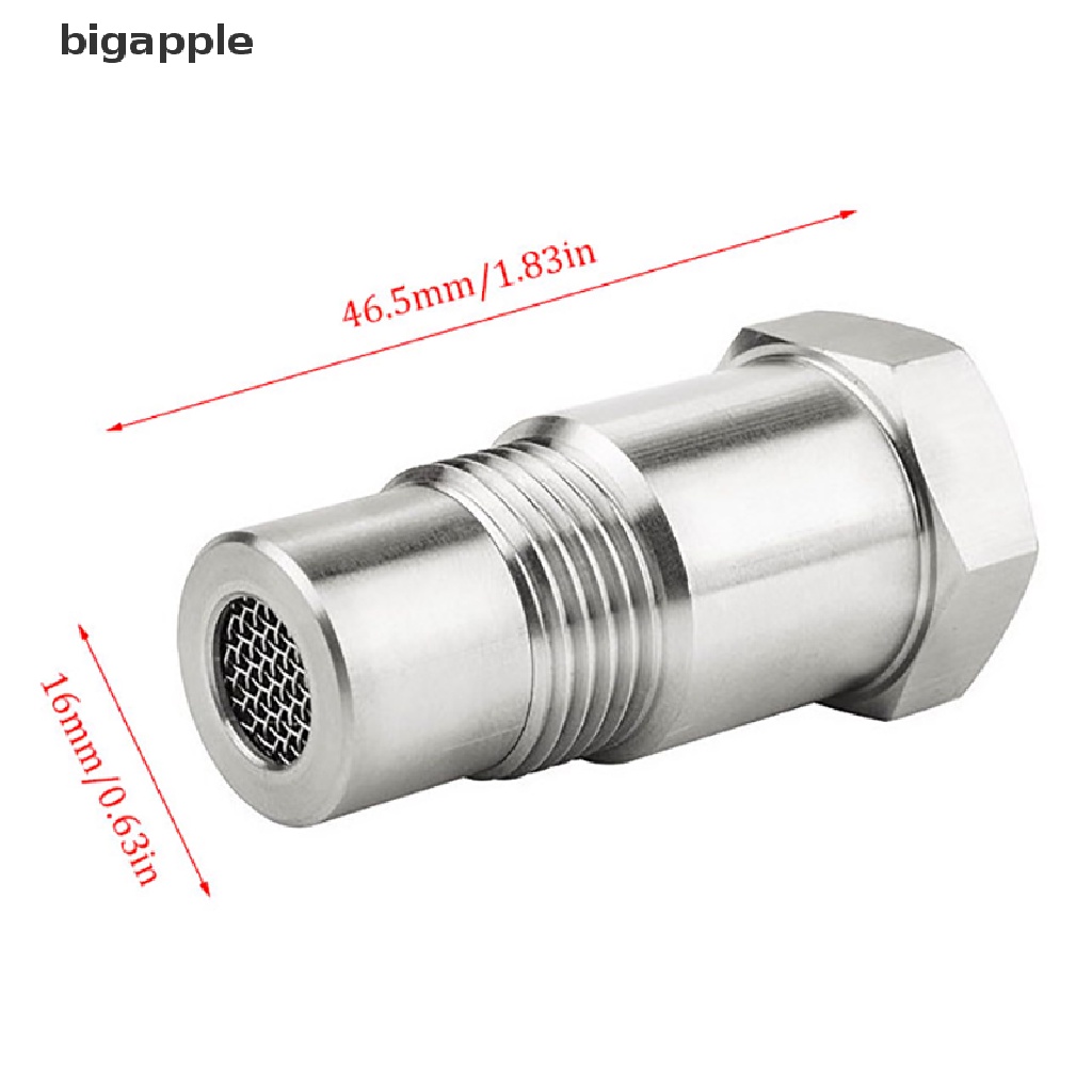 Bigapple Car Oxygen O2 Sensor M18X1.5mm CEL Fix Check Engine Light Eliminator Adapter RDG