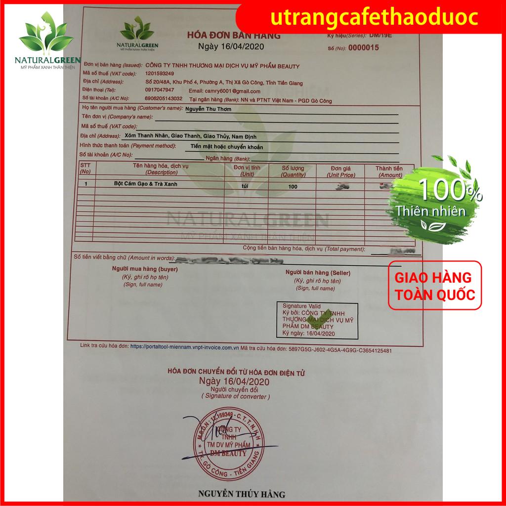 500GR Bột cám gạo trà xanh,ủ trắng trà xanh,rửa mặt và tắm trắng body chính hãng mỹ phẩm thiên nhiên | BigBuy360 - bigbuy360.vn