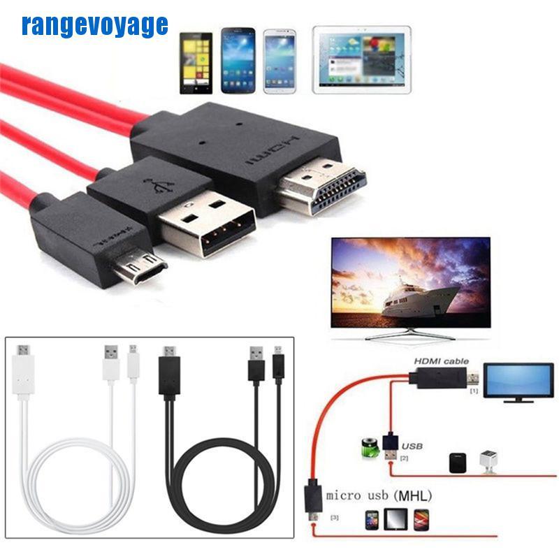 Dây Cáp Chuyển Đổi Micro Usb Sang Hdmi 1080p Hd Tv Dành Cho Android