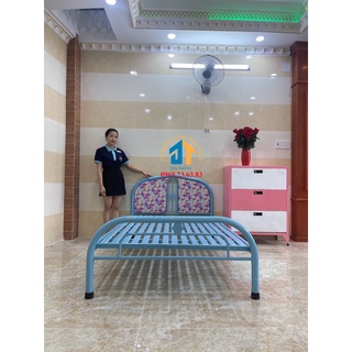 Giường sắt ngang 1m dài 2m – GS02