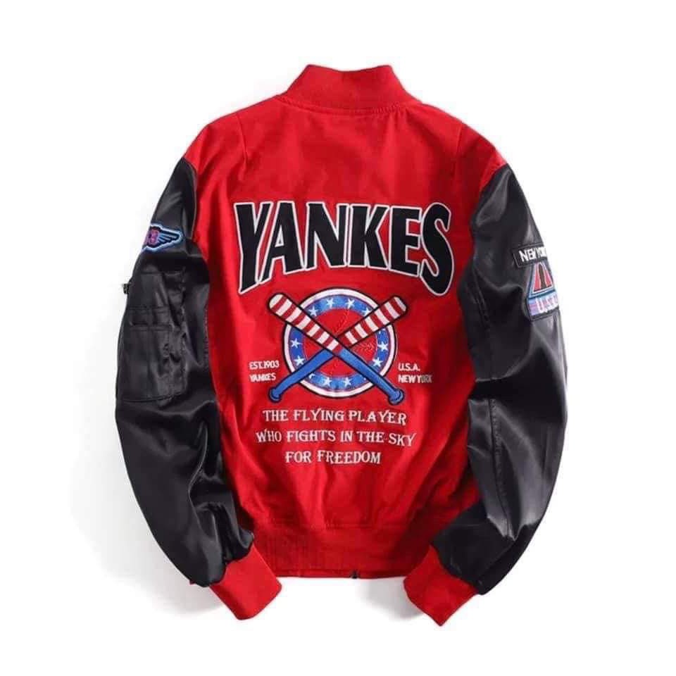 ÁO KHOÁC MLBNY BOMBER MARINE