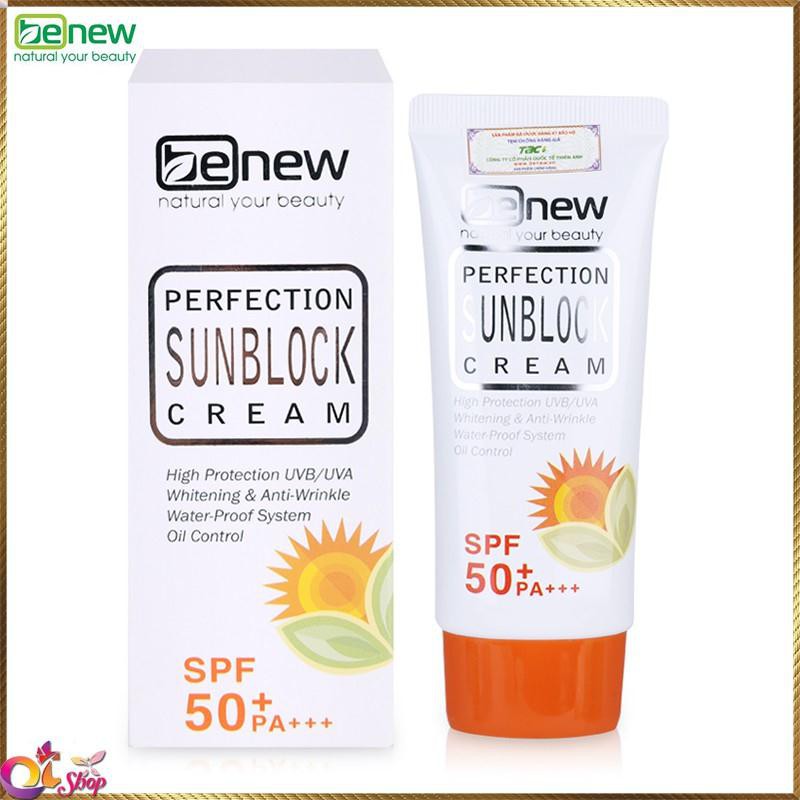Kem chống nắng dưỡng trắng Benew Hàn Quốc Perfect Sunblock  SX