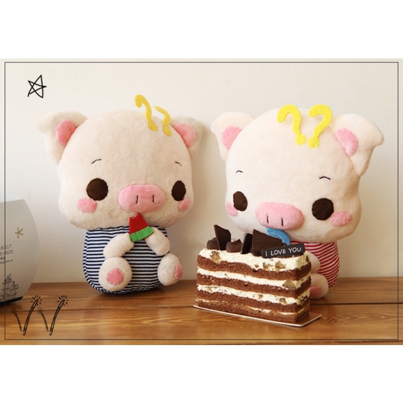 DIY Bộ Kit nguyên liệu tự may thú nhồi bông heo xinh cặp đôi đáng yêu handmade thủ công quà tặng ý nghĩa Lenmade