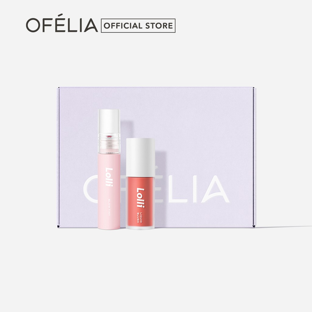 Set Son Và Má Hồng OFÉLIA - Lolli Glow Tint + Lolli Liquid Blush (5g x 3.9g) | BigBuy360 - bigbuy360.vn