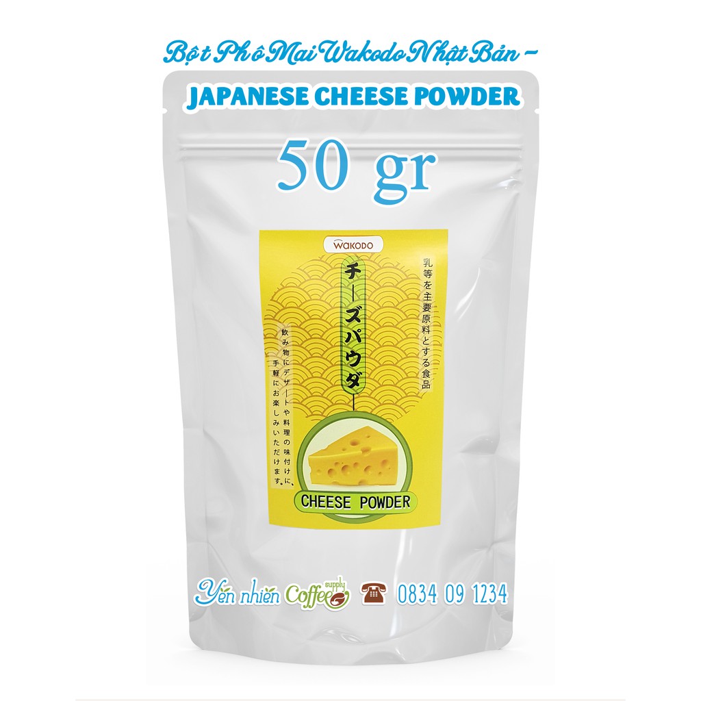 Bột Phô Mai Wakodo Nhật Bản - JAPANESE CHEESE POWDER (50g)