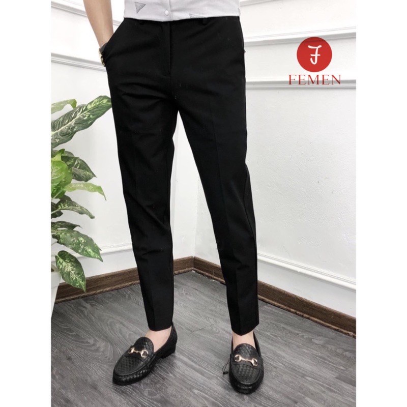 Quần vải nam đen trơn-Quần tây nam rẻ đẹp Thời Trang