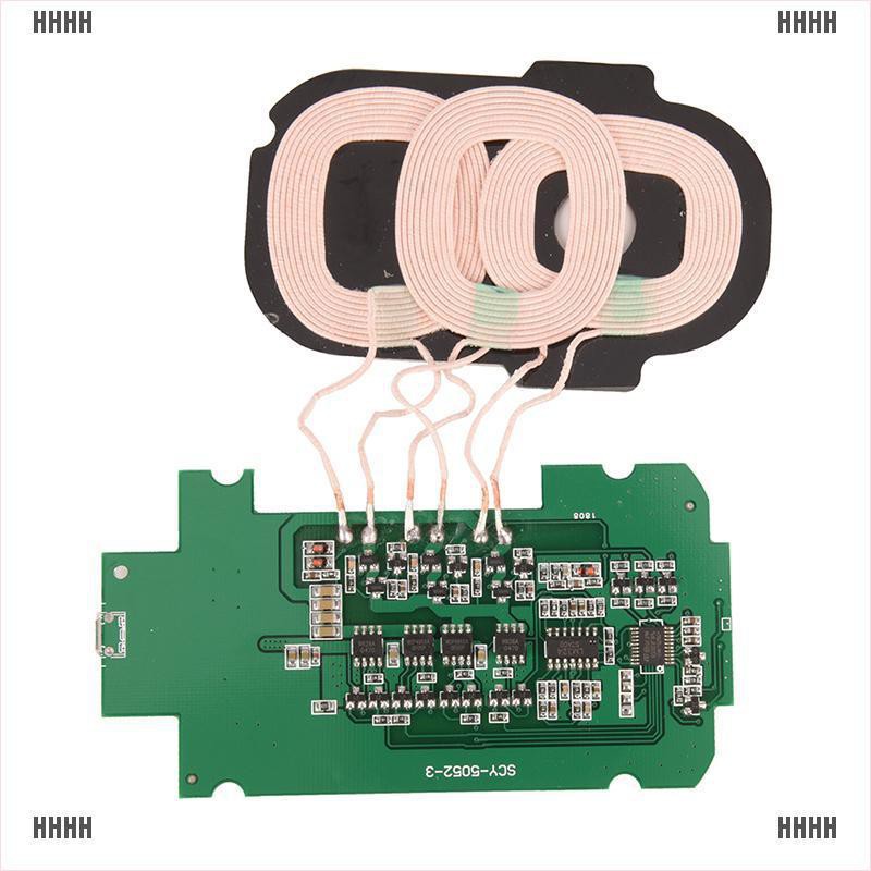 [WYL]5V/2A 3 Coils Qi Wireless Charger PCBA Circuit Board Coil Charger Universal