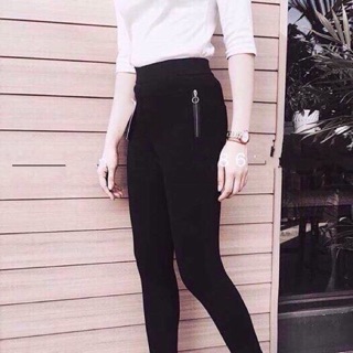 Quần leging nữ 2 khoá cạnh VNXK