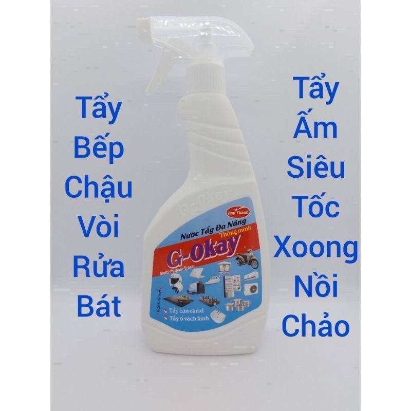 Nước tẩy rửa đa năng G ok 600ml tẩy sạch làm mới mọi bề mặt