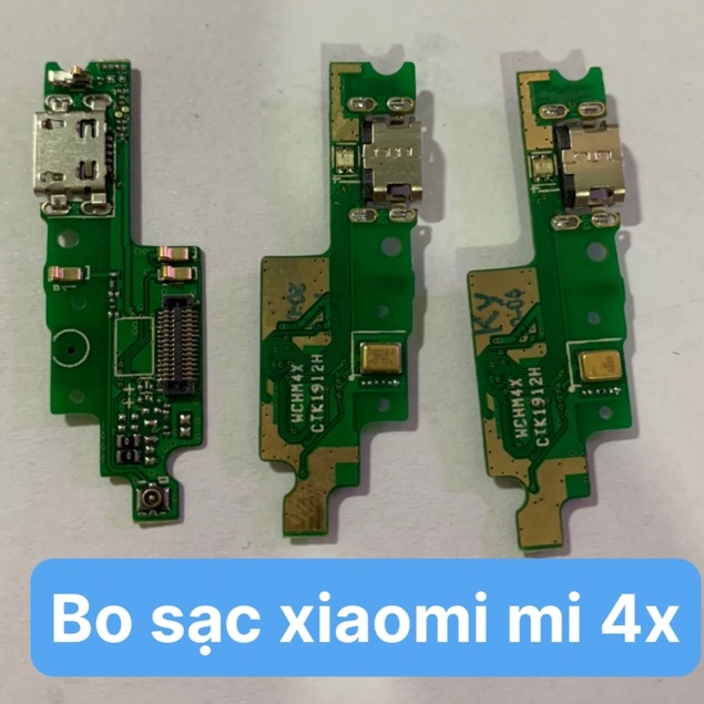 Cụm chân sạc, Bo sạc, micro nghe gọi zin hãng Xiaomi Redmi 4x