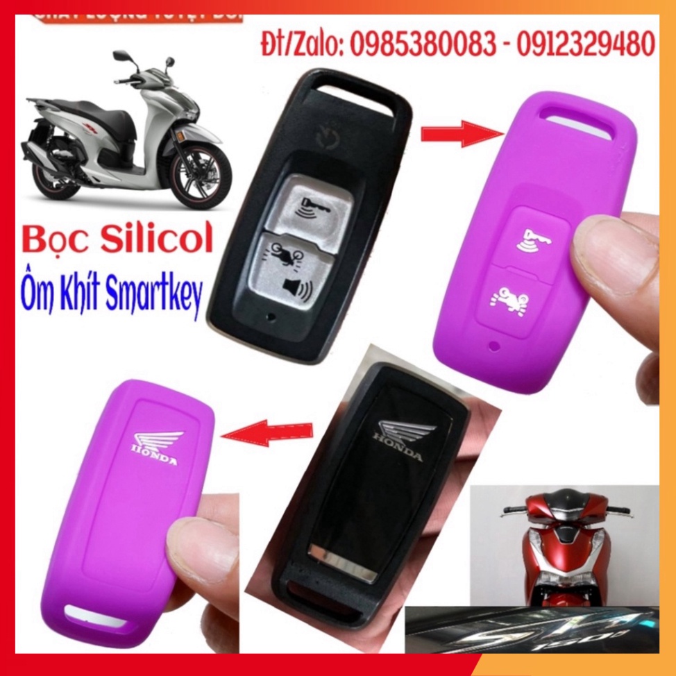 Bọc Silicon bảo vệ Smartkey chìa khoá xe HONDA Sh 300i, Sh 350i, Sh 2021 - 2022, Sh Mode 2021, PCX 2021- 2022 (Ảnh sp th