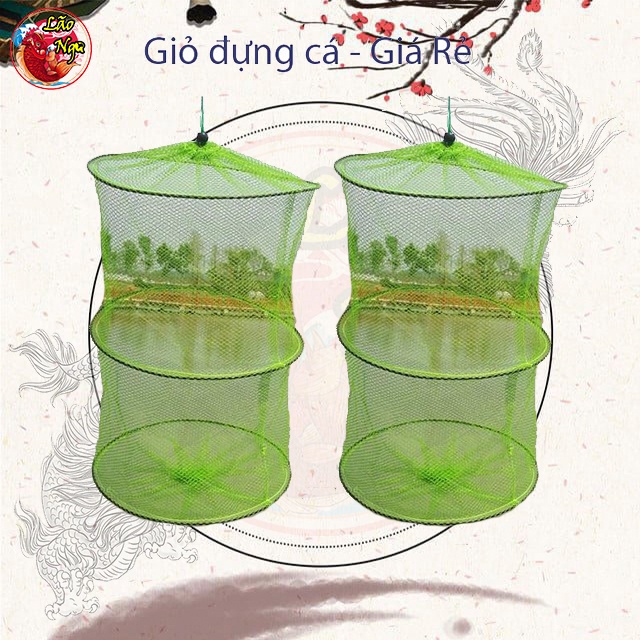Giỏ Đựng Cá,Tôm,Tép - 3 vành siêu rẻ