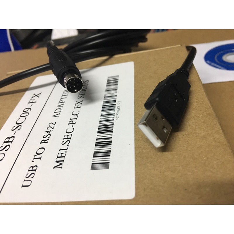 cáp lập trình plc mitsubishi USB-SC09-FX