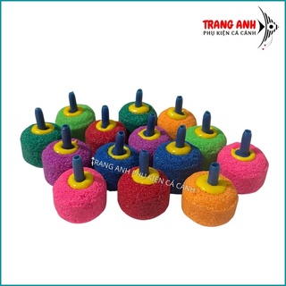 Quả sủi oxy tròn nhiều màu cho bể cá cảnh