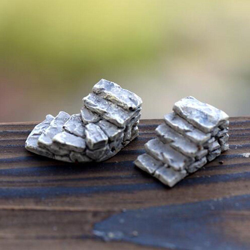 YIYU Đồ trang trí Cầu Thang Mini Trang Trí Sân Vườn