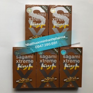 Bao cao su Sagami Xtreme nâu gai