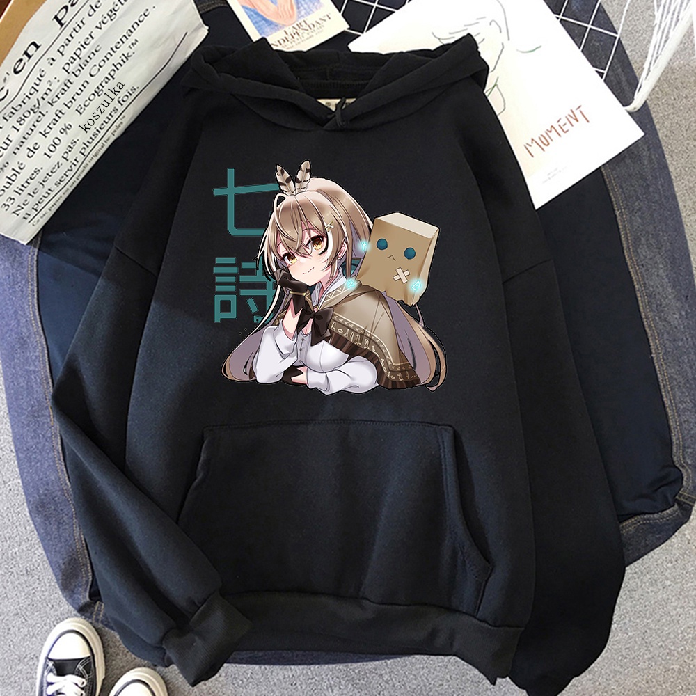 Hololive Nanashi Mumei Áo hoodie Họa Tiết Dễ Thương Phong Cách Harajuku Ấm Áp Cho Nam Và Nữ