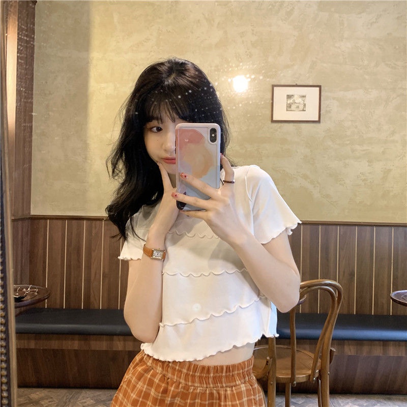 Áo thun tay ngắn phong cách Hàn Quốc thời trang cho nữ JL-TX-123