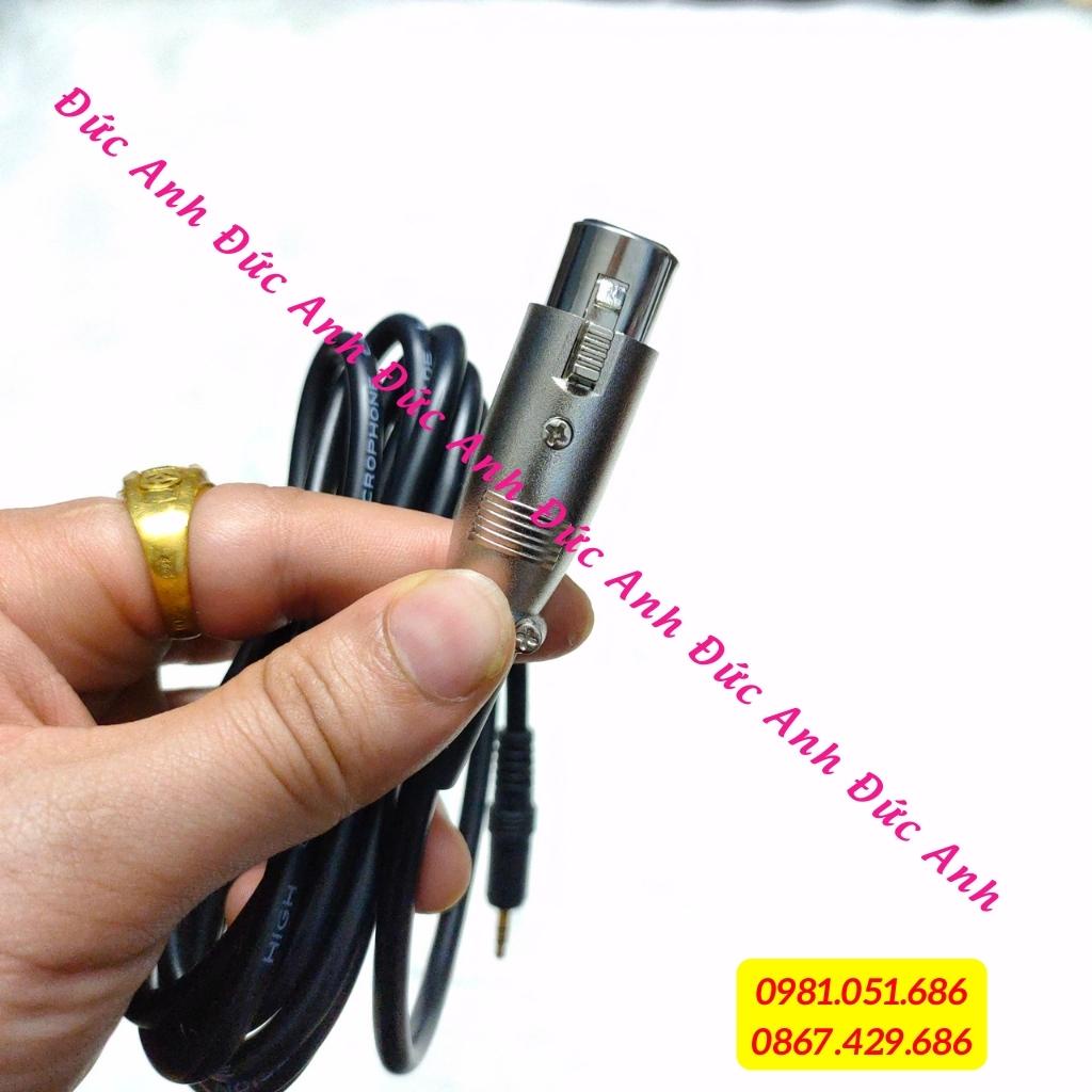 DÂY XLR - 3.5 chuyên dụng cho mic thu âm và sound card lọc nhiễu tốt cho âm thanh chuẩn nhất