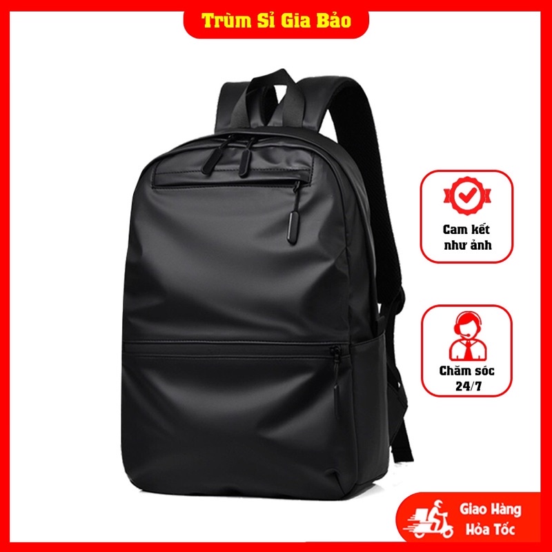Cặp đi học nam nữ ulzzang chống nước basic , túi xách balo đựng laptop đẹp hàng cao cấp cho học sinh, sinh viên.