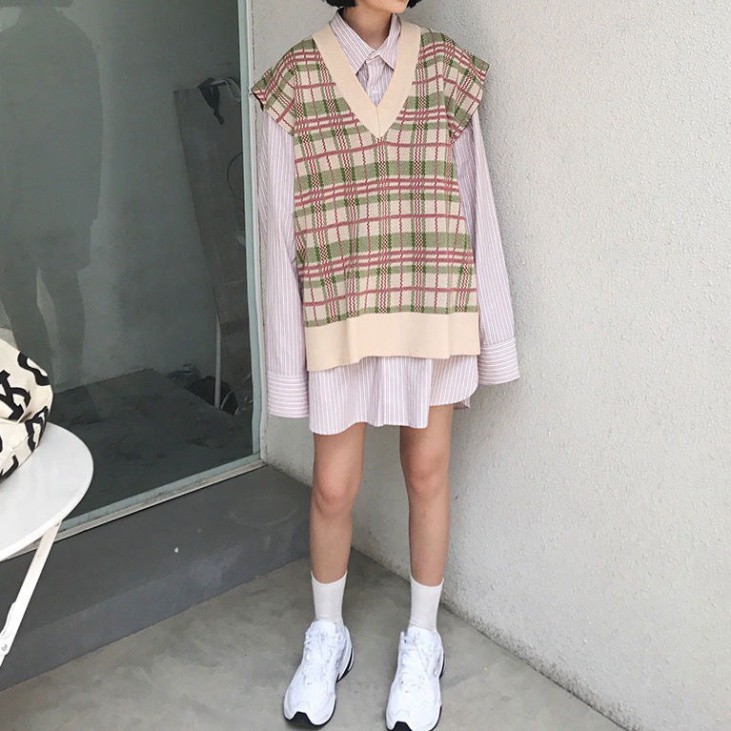 Áo Gile Nữ  FreeSize, Gile Len Nữ ELISA Họa Tiết Dễ Thương Phong Cách Thời Trang Trẻ Trung | BigBuy360 - bigbuy360.vn