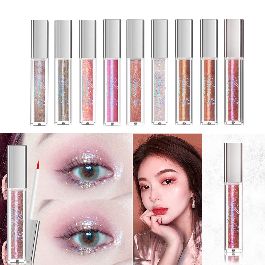 [Hàng mới về] Nhũ mắt dạng lỏng màu sắc lấp lánh quyến rũ