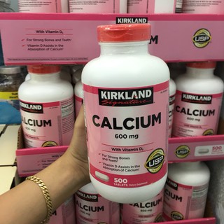[ Date 6/2025] Viên uống Canxi Kirkland Calcium 600mg + D3