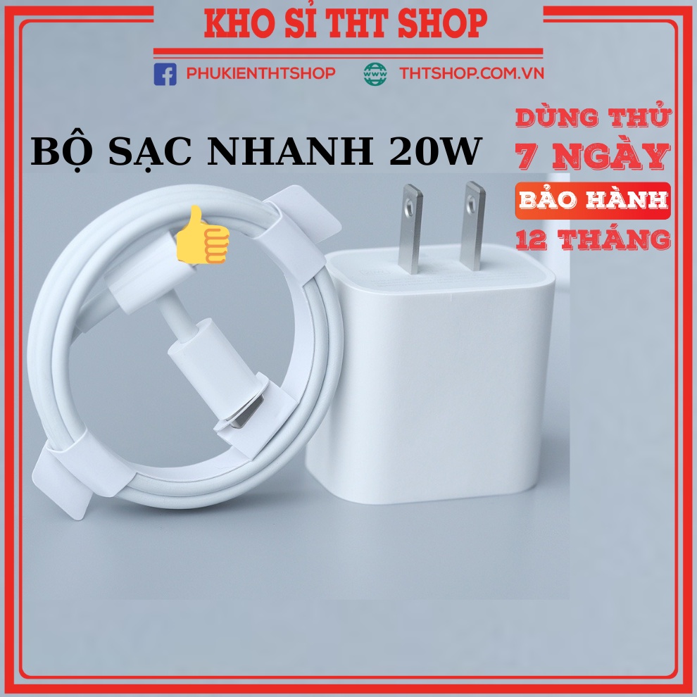 Bộ Sạc Nhanh PD 20W Dành Cho Máy 8>13prm