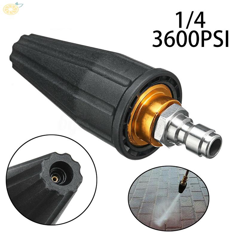 Vòi phun nước rửa áp suất cao 3600PSI 1/4 inch ghép nối nhanh xoay được 360 độ