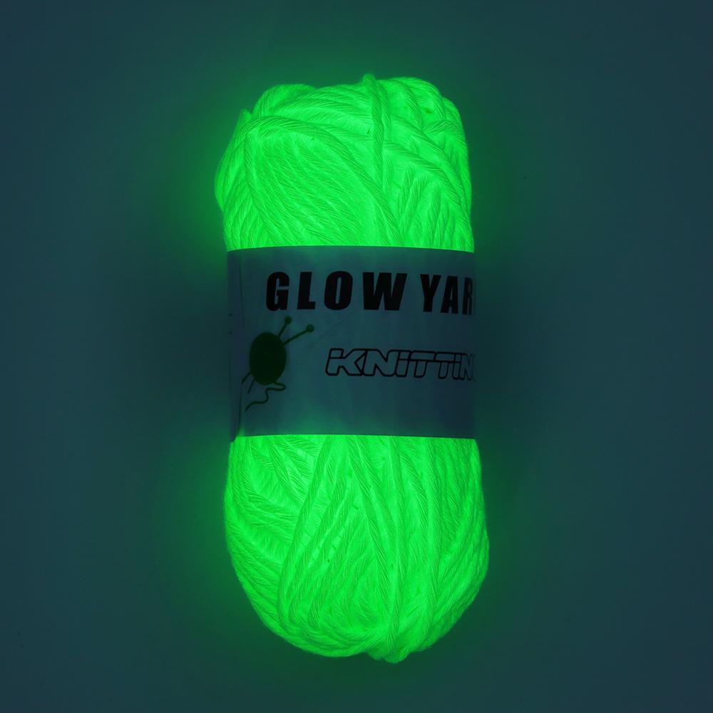 DORAW Cuộn Len Polyester Phát Quang Dùng May Vá Thủ Công