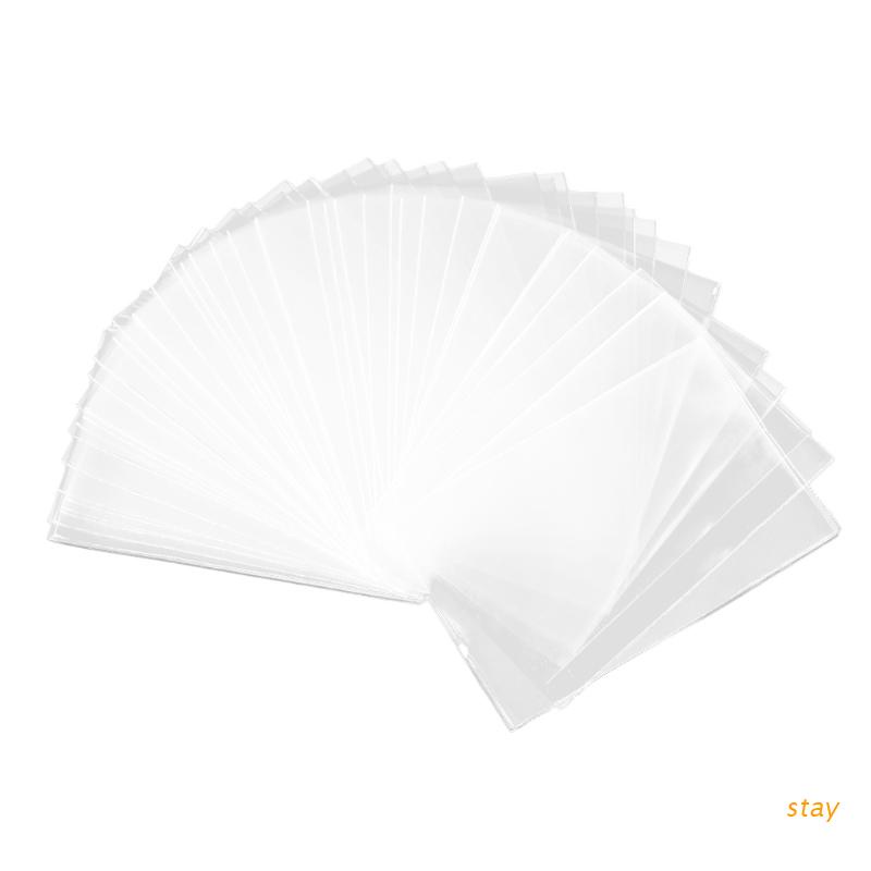 Set 100 túi đựng thẻ bài tarot CCG MTG trong suốt