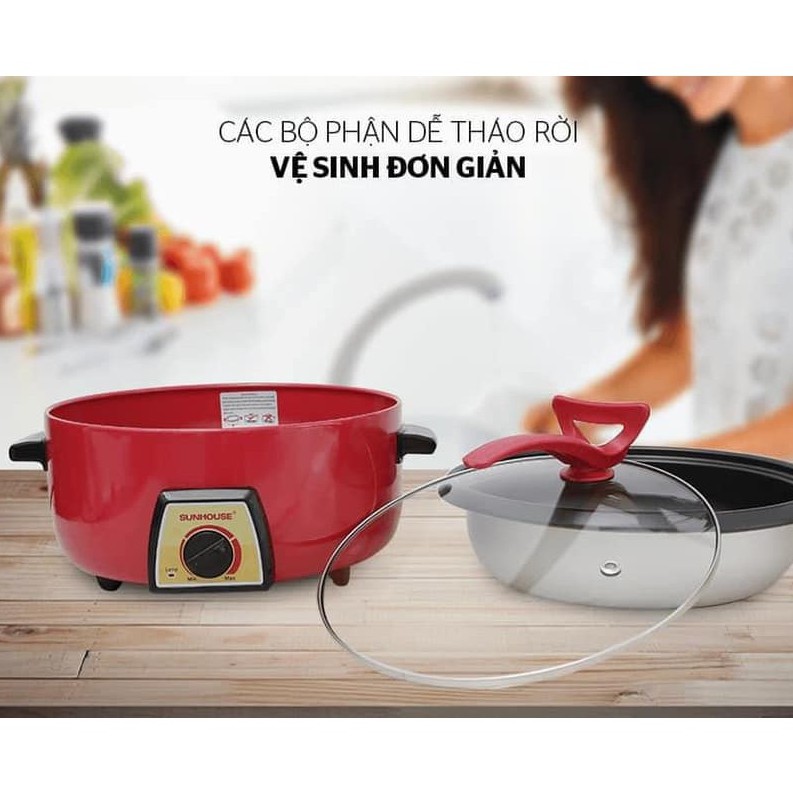 NỒI LẨU ĐIỆN CAO CẤP SUNHOUSE SHD4520