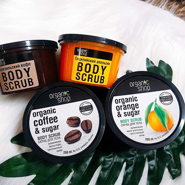 [Giao Ngay Lập Tức] Tẩy da chết Organic Shop Body Scrub 250gr