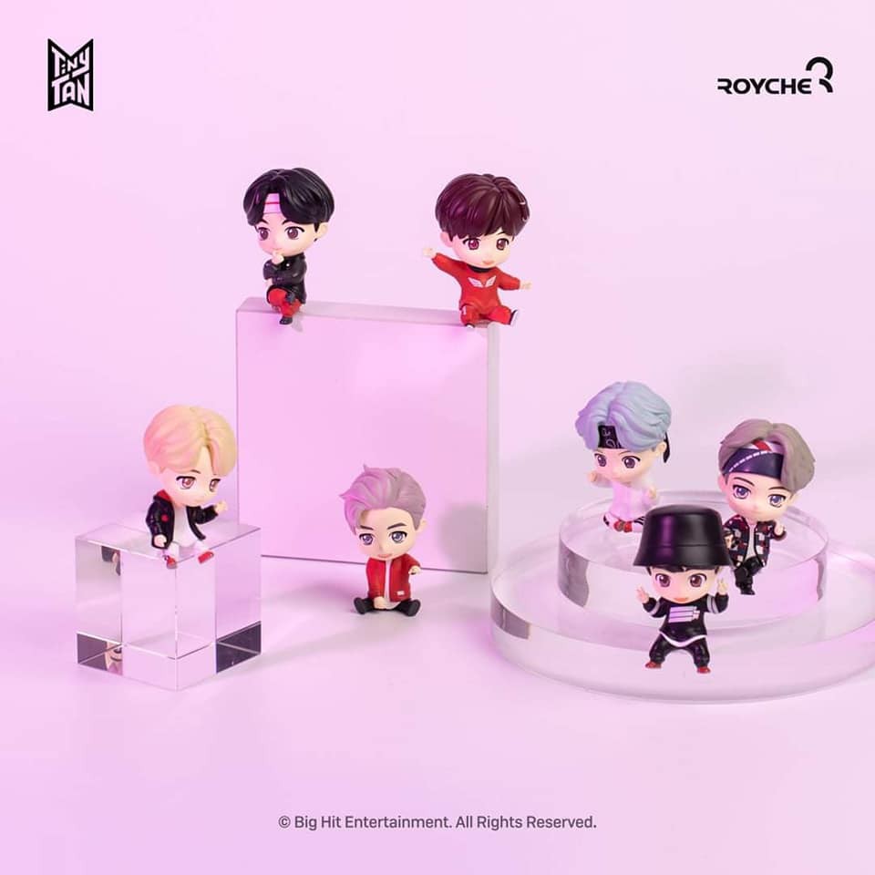 Mô hình BTS Tiny Tan Monitor Figures BT21 nhập khẩu từ thương hiệu Royche (có clip feedback)