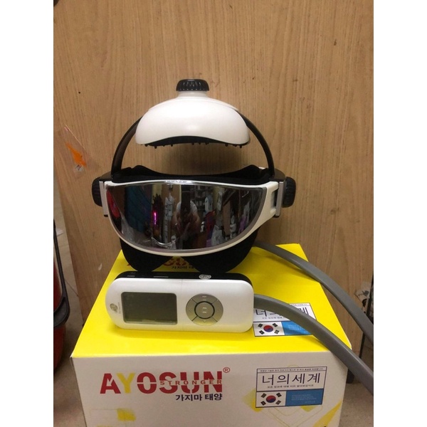 Máy Massage Đầu Và Mắt Hàn Quốc Thế Hệ Mới . Máy Mới Siêu Bền