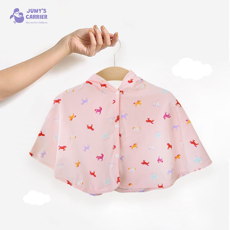 Áo Choàng/ Áo Khoác Cánh Dơi Cho Bé Gái- Cotton hoạ tiết xinh xắn