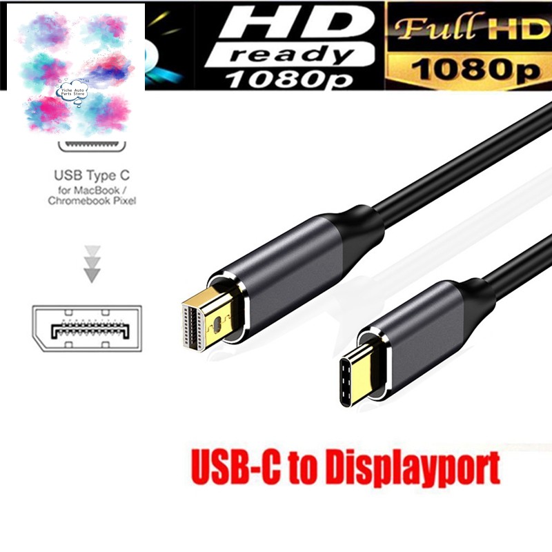 Cáp Chuyển Đổi 1.8m Usb C Sang Mini 4k 60hz Hdtv Type-C Cho Macbook Huawei / Samsung