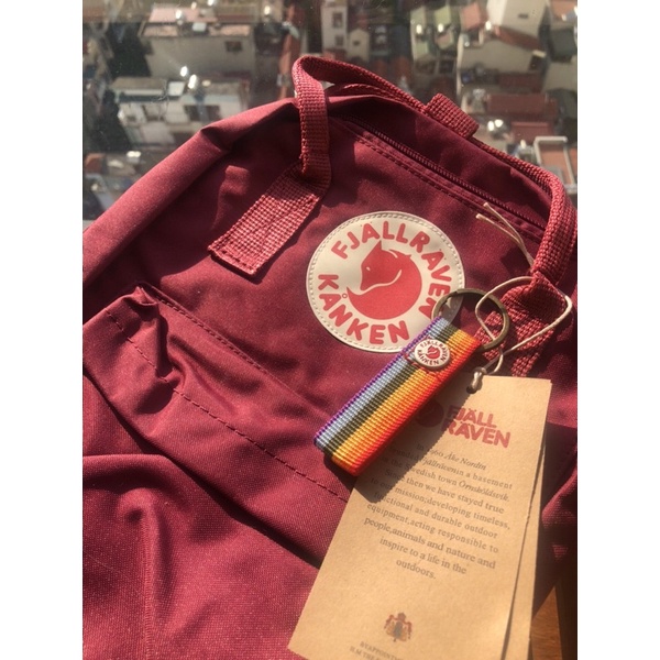 Balo kaken Ox Red( tặng kèm pin cài )