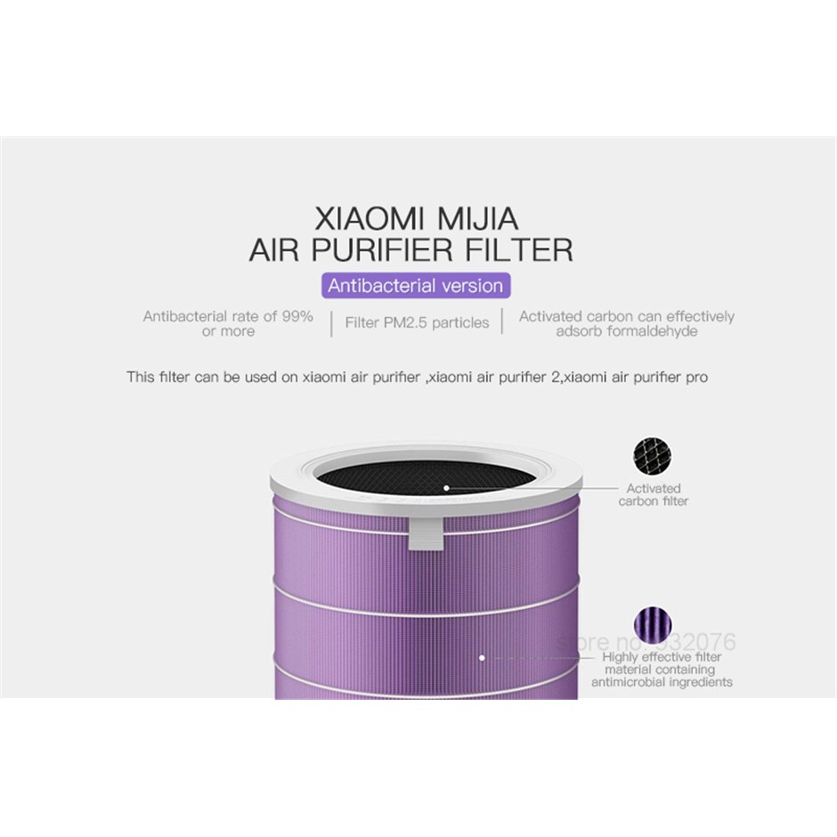 Lõi lọc không khí Xiaomi Air Purifier HEPA Filter Antibacterial (Diệt khuẩn)