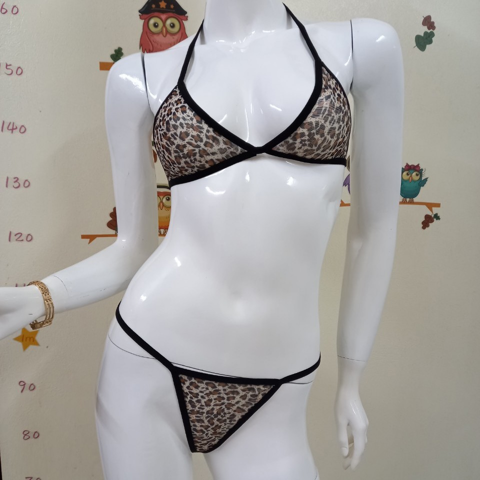 Bộ Đồ Lót Sexy Da Báo - Hàng Đẹp - Quyến Rũ, Gợi Cảm, Xuyên Thấu - S0301 | BigBuy360 - bigbuy360.vn