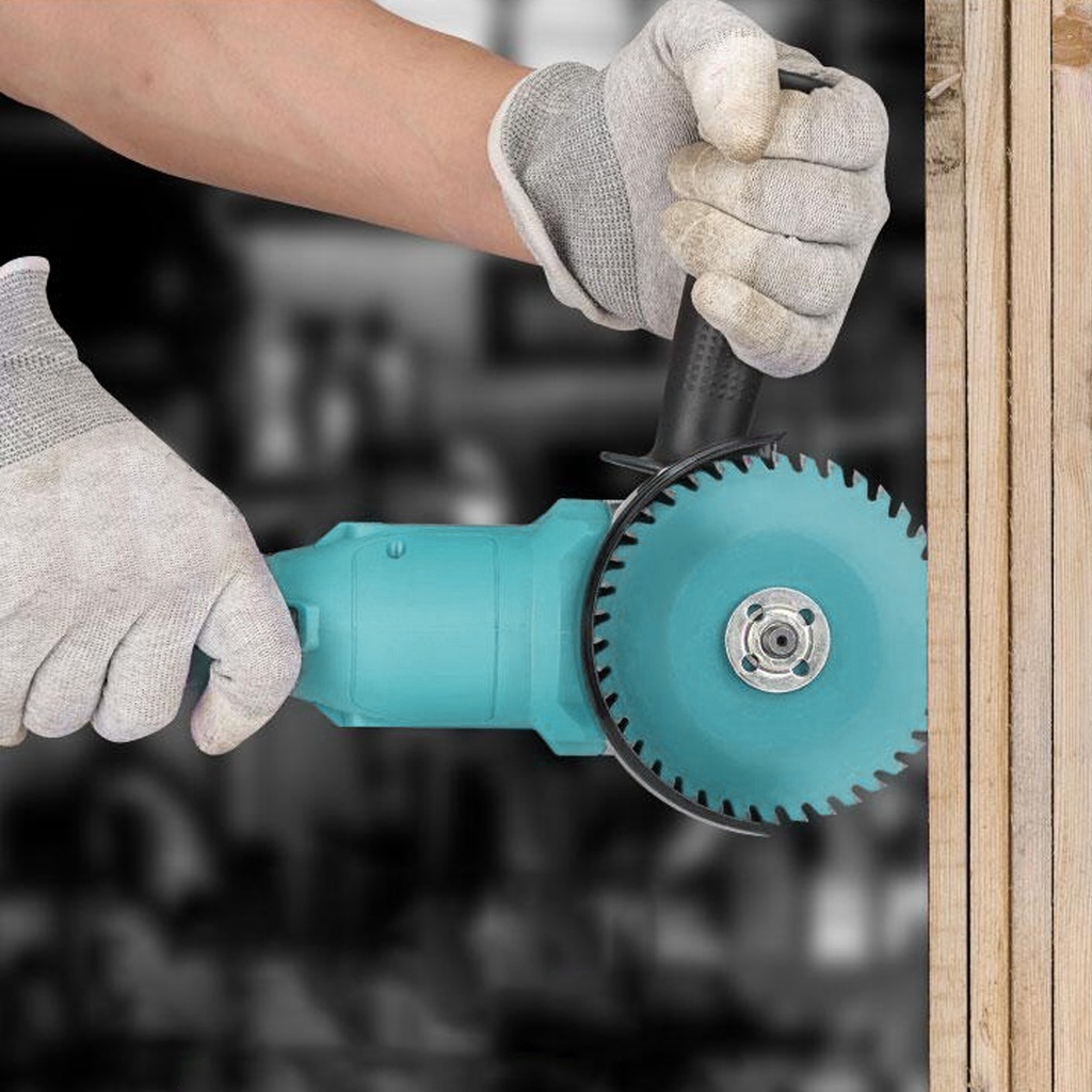 Máy Mài Cắt Gỗ Không Chổi Than 100mm Kèm Pin 21v 1580w