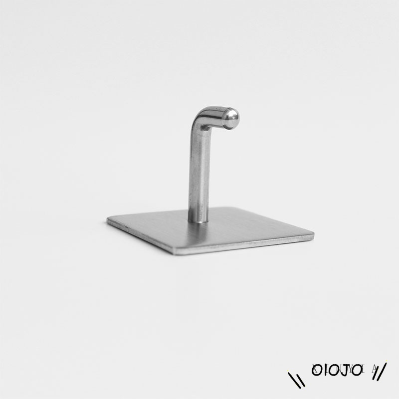 Móc Treo Đồ Dán Tường Bằng Thép Không Gỉ Với Móc Treo Lưng