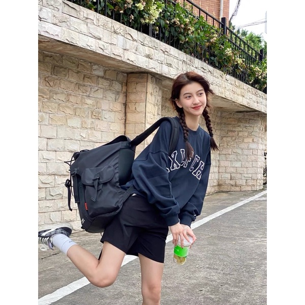 Áo Sweater Thêu KXL Nỉ Bông Form Rộng Nam Nữ Unisex